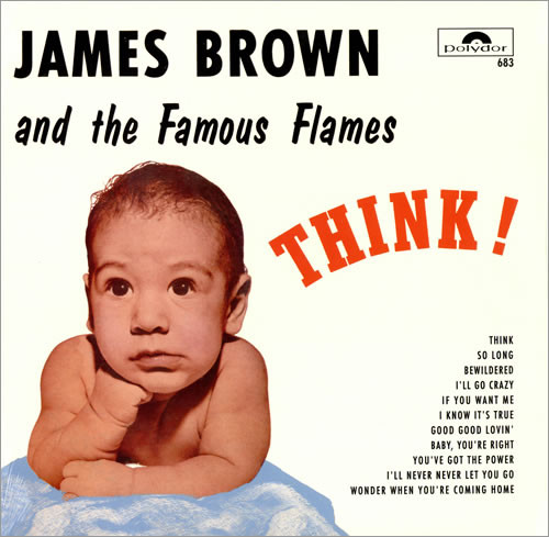 James Brown - Think vinyl record cover