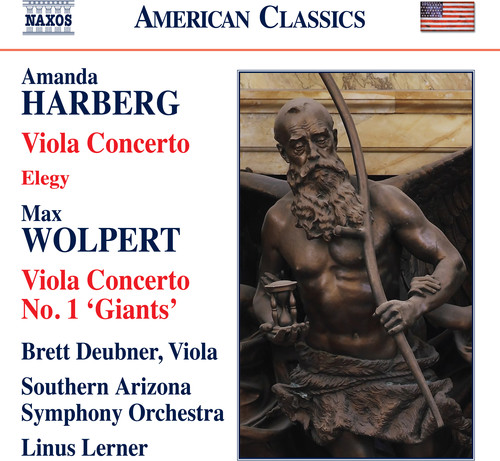 Deubner/Kirkpatrick - Harberg: Viola Concerto - Wolpert: Viola Concerto vinyl record cover