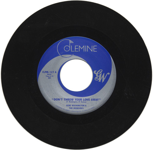 Gene Washington / Ironsides - Don't Throw Your Love Away vinyl record cover