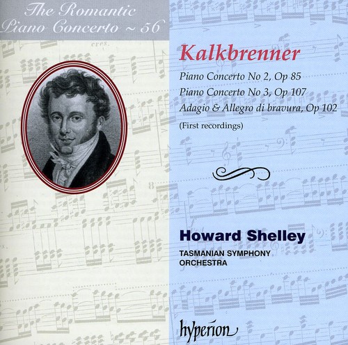Kalkbrenner / Shelley / Tasmanian Sym Orch - Romantic Piano Concerto 56 vinyl record cover