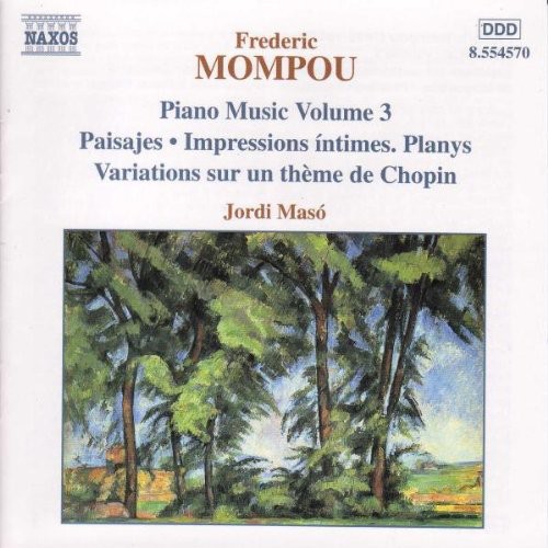 Jordi Maso - Piano Music 3: Trois Variations / Paisajes