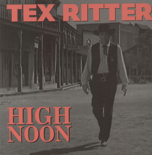 Tex Ritter - High Noon vinyl record cover