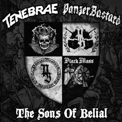 Tenebrae / Panzerbastard - Sons of Belial vinyl record cover
