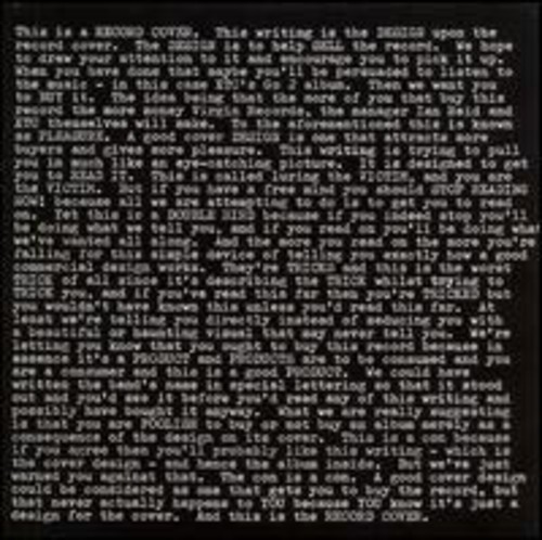 Xtc - Go 2 vinyl record cover