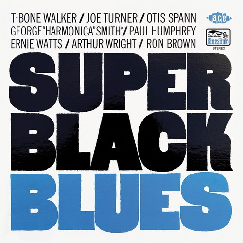T Walker -Bone/Joe Turner/Otis Spann - Super Black Blues vinyl record cover