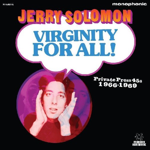 Jerry Solomon - Virginity For All Private Press 45s 1966-1969 vinyl record cover