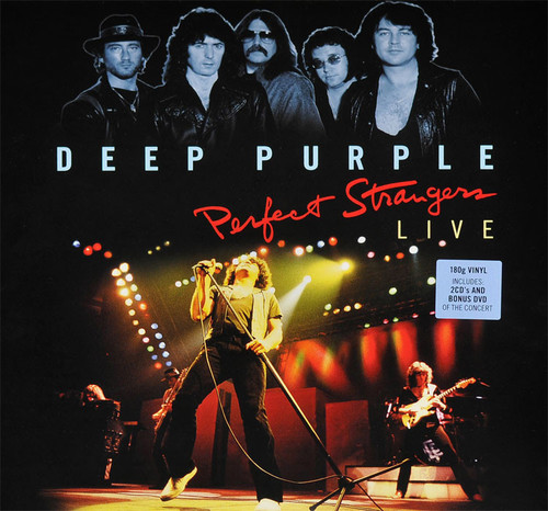 Deep Purple - Perfect Strangers Live vinyl record cover