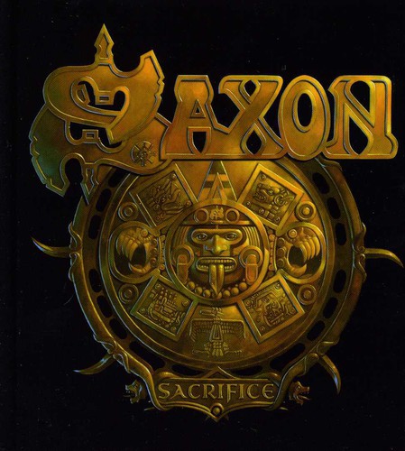 Saxon - Sacrifice vinyl record cover