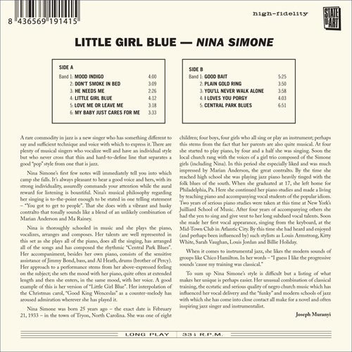 Nina Simone - Little Girl Blue (Bonus Tracks) [Deluxe] (Mlps) (Spa)