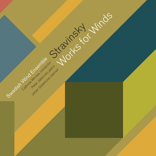 Stravinsky / Swedish Wind Ensemble / Winnes - Works for Winds vinyl record cover