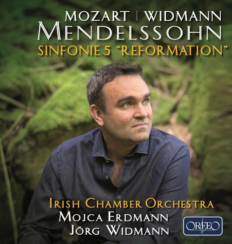 Mojca Erdmann - Mozart / Widmann / Mendelssohn vinyl record cover