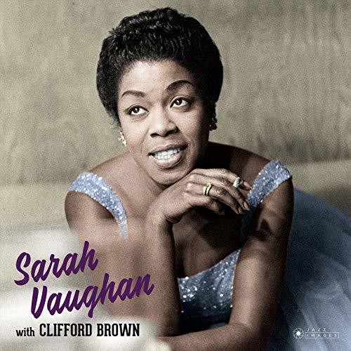 Sarah Vaughan - Sarah Vaughan With Clifford Brown (Blue) vinyl record cover