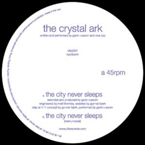 Crystal Ark - The City Never Sleeps vinyl record cover