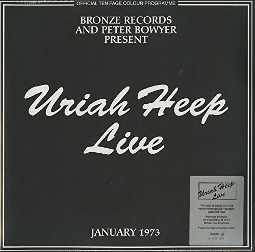 Uriah Heep - Live 1973 vinyl record cover