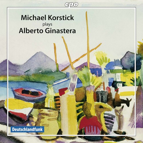 Michael Korstick - Michael Korstick plays Alberto Ginastera vinyl record cover