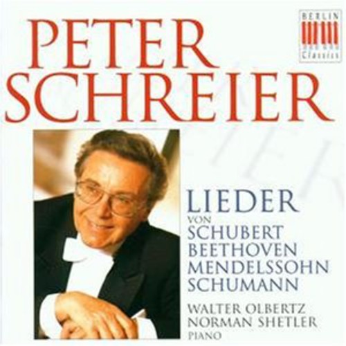 F. SCHUBERT - Lieder vinyl record cover