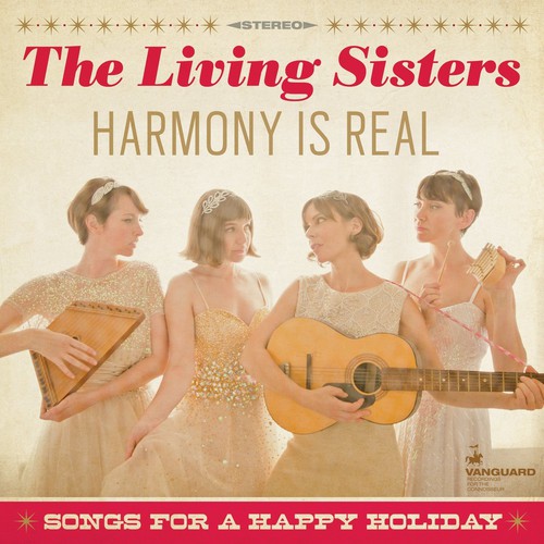 The Living Sisters - Harmony is Real: Songs for a Happy Holiday vinyl record cover
