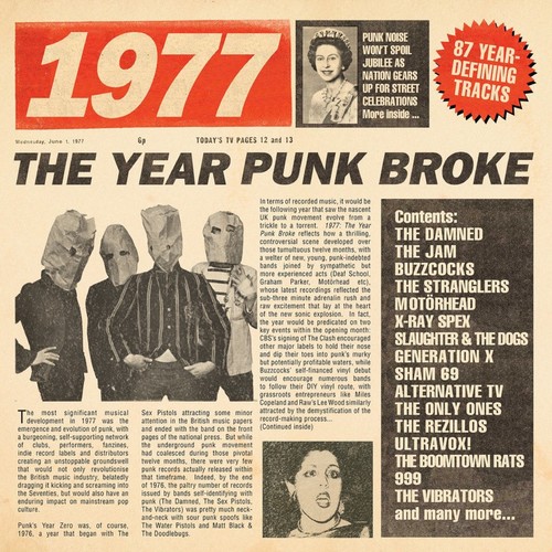 1977 The Year Punk Broke / Various - 1977: The Year Punk Broke / Various vinyl record cover