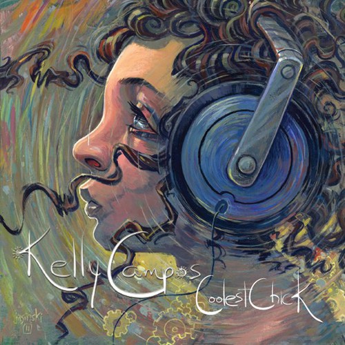Kelly Campos - Coolest Chick vinyl record cover