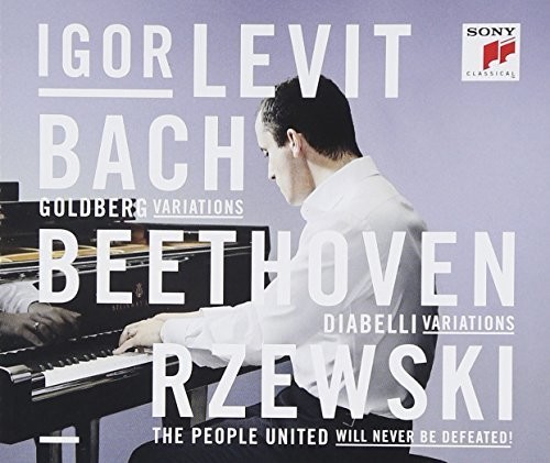 Igor Levit - Bach Beethoven Rzewski vinyl record cover
