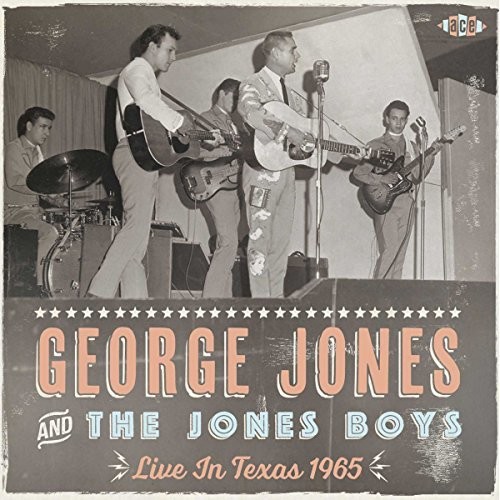 George Jones & The Jones Boys - Live In Texas 1965 vinyl record cover