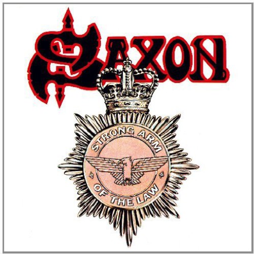 Saxon - Strong Arm Of The Law vinyl record cover