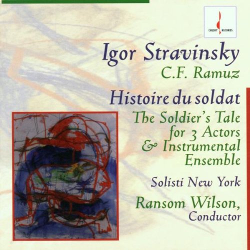 I. STRAVINSKY - Soldier's Tale vinyl record cover