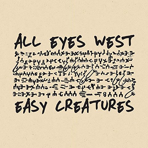 All Eyes West / Easy Creatures - Split 7 vinyl record cover