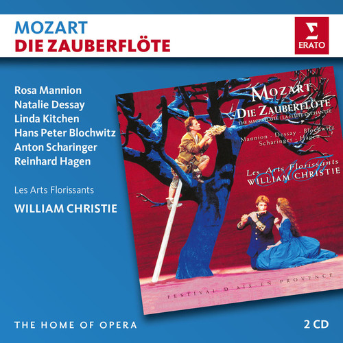 Christie / Arts Florissants / Dessay / Mannion - Mozart: Die Zauberflote (2CD) vinyl record cover