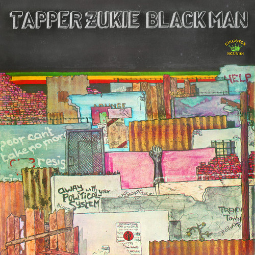Tapper Zukie - Black Man vinyl record cover