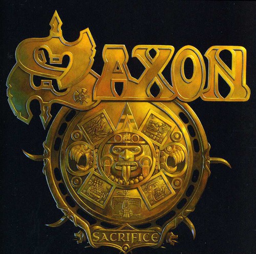 Saxon - Sacrifice vinyl record cover