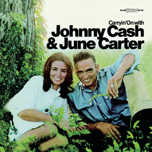 Johnny Cash - Carryin On On With Johnny Cash and June Carter Cash vinyl record cover