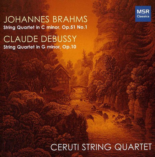 Brahms / Debussy / Ceruti String Quartet - Ceruti String Quartet Plays Brahms & Debussy vinyl record cover
