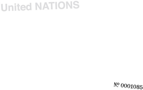 United Nations - United Nations vinyl record cover