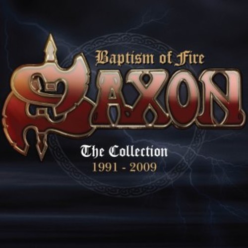 Saxon - Baptism Of Fire: Collection 1991-2009 vinyl record cover