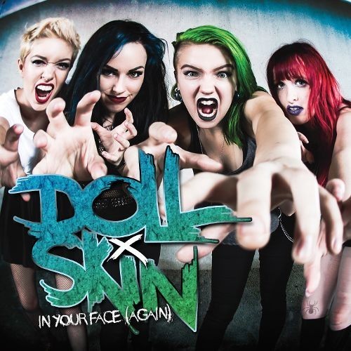 Doll Skin - In Your Face (Again) vinyl record cover