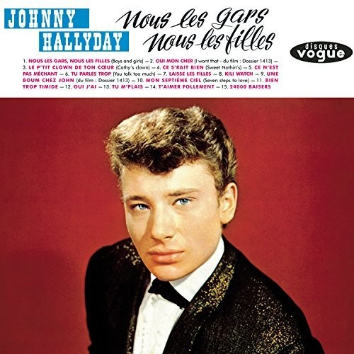 Johnny Hallyday - Nous Les Gars Nous Les Filles vinyl record cover