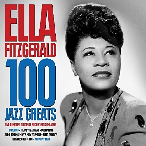 Ella Fitzgerald - 100 Jazz Greats vinyl record cover