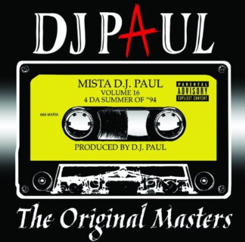 Dj Paul - The Original Masters, Vol. 16 vinyl record cover