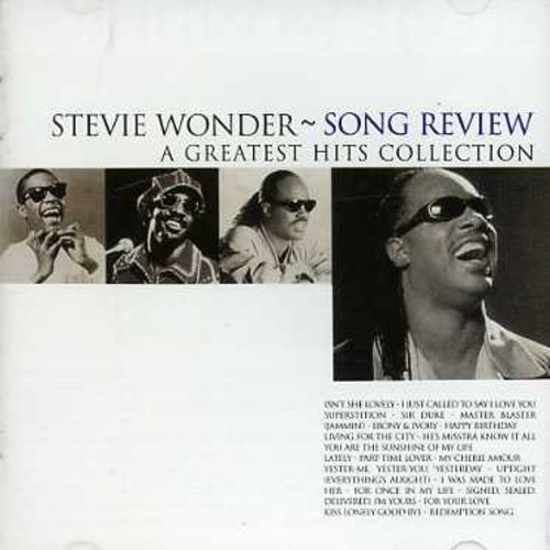 Stevie Wonder - Song Review-A Greatest Hits Collection vinyl record cover