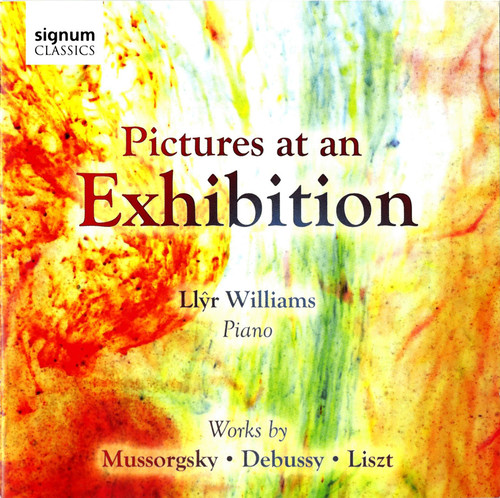 Llyr Williams - Pictures at An Exhibition vinyl record cover