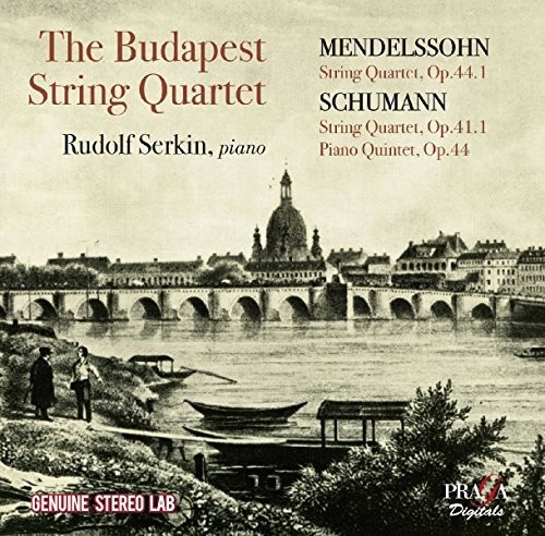 Tmendelssohn / Schumann / Budapest String Quartet - String Quartets vinyl record cover
