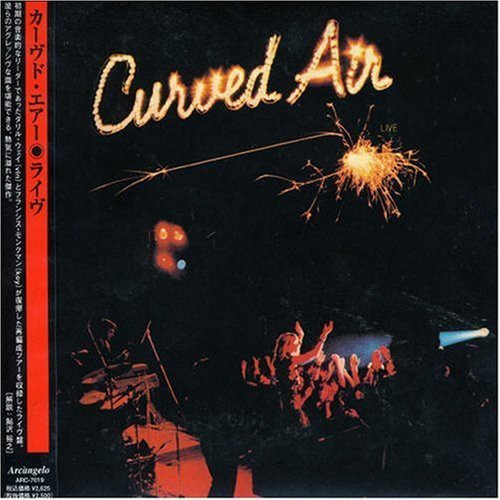 Curved Air - Live vinyl record cover