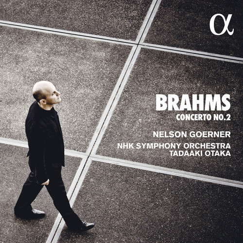 Brahms / Goerner - Piano Concertos 2 vinyl record cover
