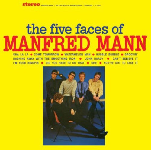 Manfred Mann - The Five Faces Of Manfred Mann vinyl record cover