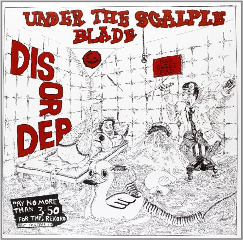 Disorder - Under The Scalpel Blade vinyl record cover