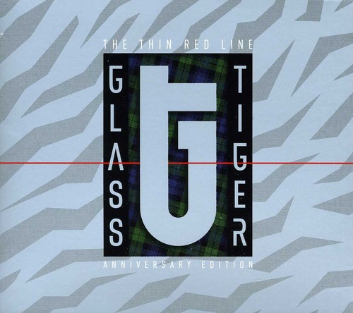 Glass Tiger - Thin Red Line vinyl record cover