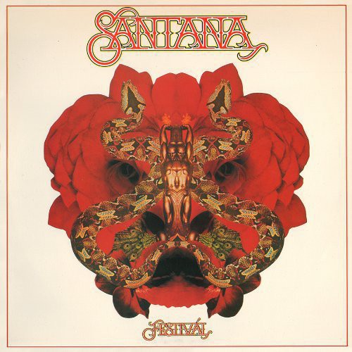 Santana - Festival vinyl record cover