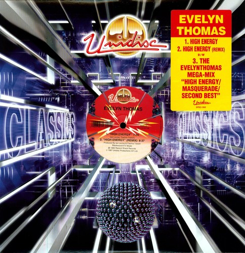 Evelyn Thomas - High Energy vinyl record cover