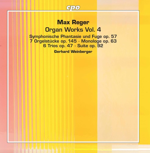 Reger / Weinberger - Organ Works 4 vinyl record cover